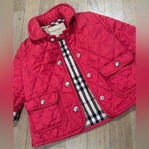 Burberry quilted jacket, size 12m